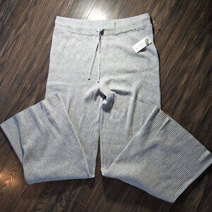PINK ROSE Boho/Hippie Chic Style Soft Gray Knit Lounge/Leisure Pants NWT/SIZE L